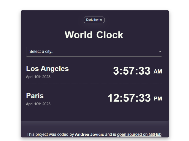 World Clock